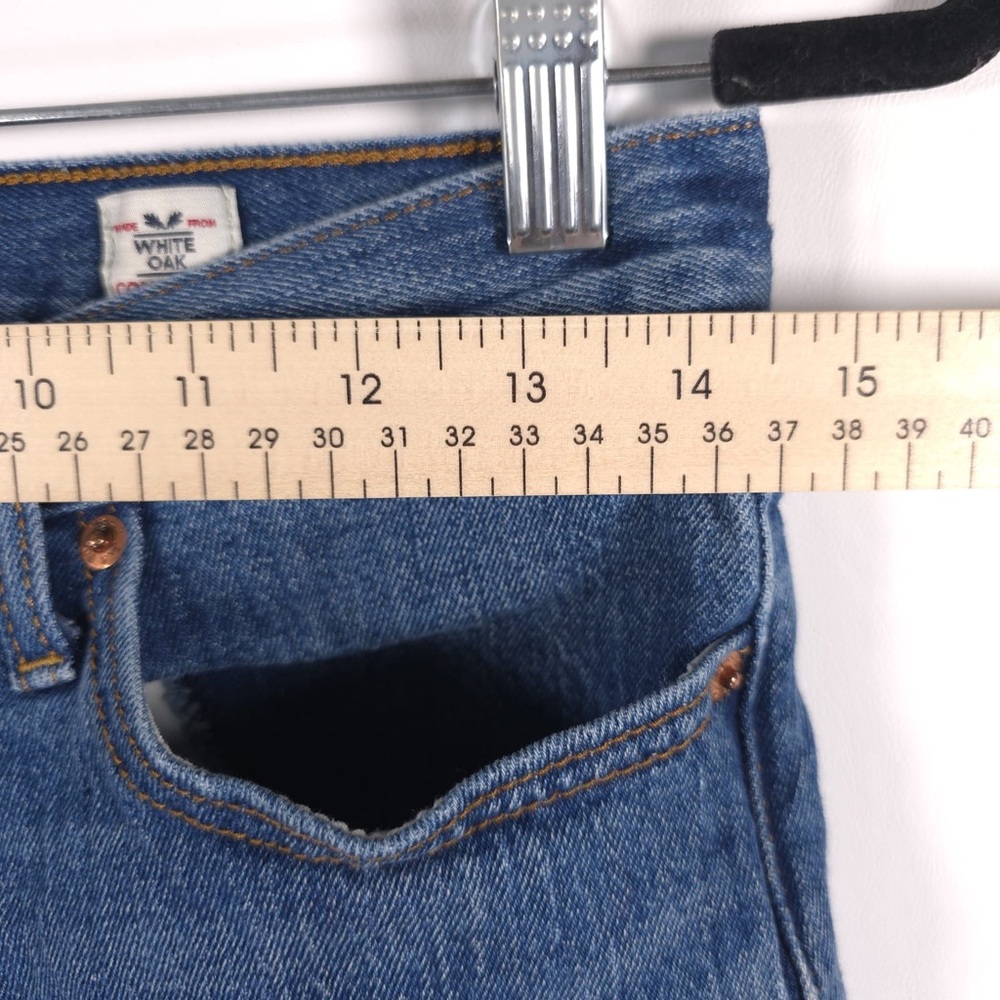 Levi’s WHITE OAK CONE DENIM Button Fly Jeans 29 High Rise Raw Hem 22861-0001 - Picture 5 of 15